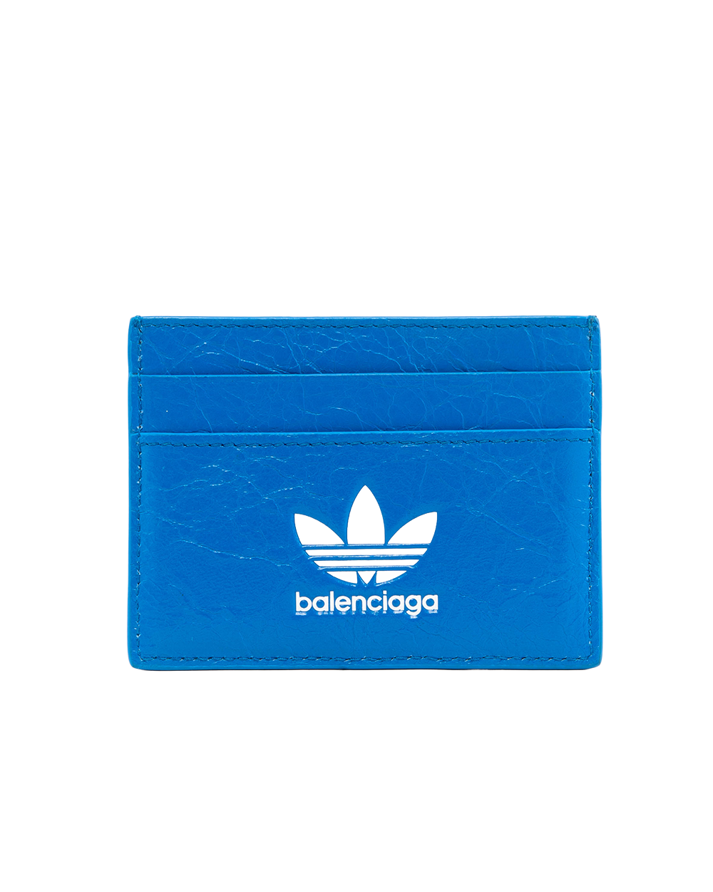 BA252180 BALENCIAGA X ADIDAS CARD SLOT IN ARENA SHORT BLUE CALF