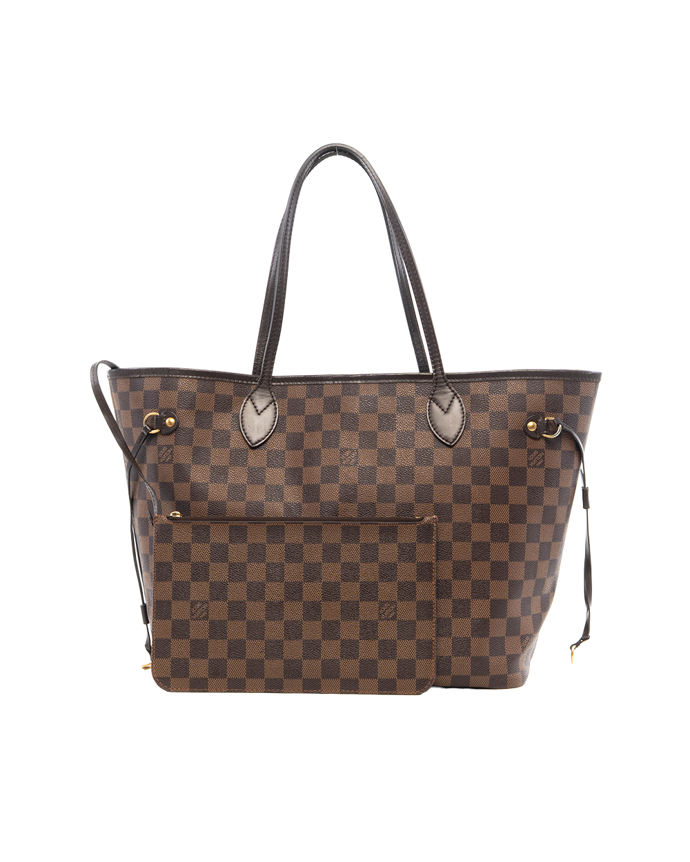 BA252285 LV NEVERFULL MM BROWN DAMIER CANVAS GHW SF1176
