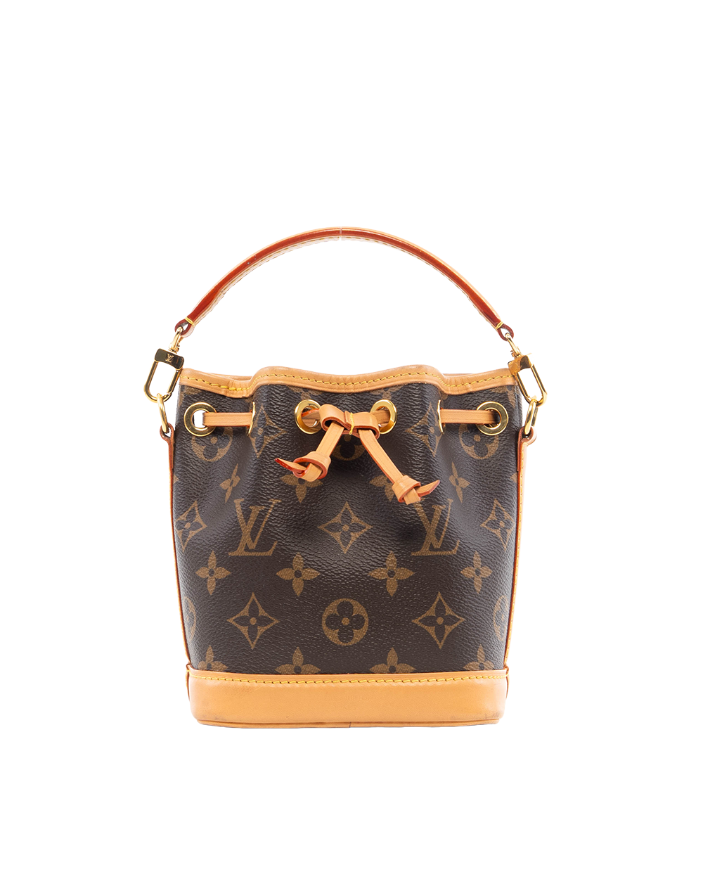 BA252338 LV NEONOE BB BROWN MONOGRAM CANVAS GHW MICROCHIP