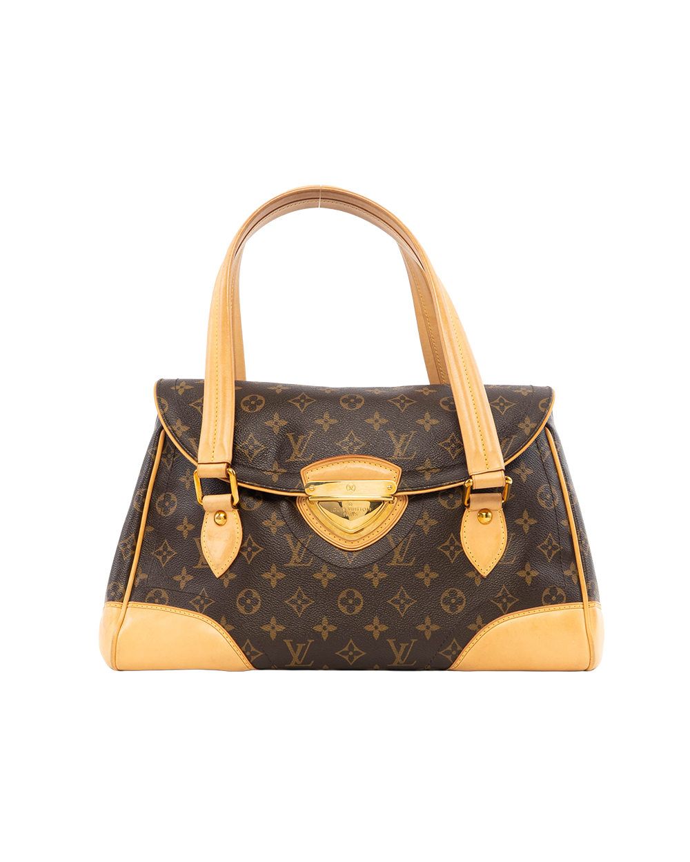BA252365 LV BEVERLY GM BROWN MONOGRAM CANVAS GHW SR3057