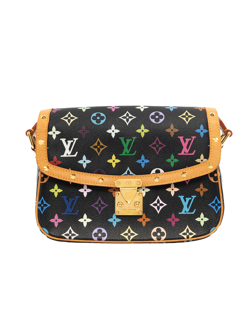 BA252377 LV SOLOGNE MM MULTICOLOR BLACK MONOGRAM CANVAS GHW VI1023