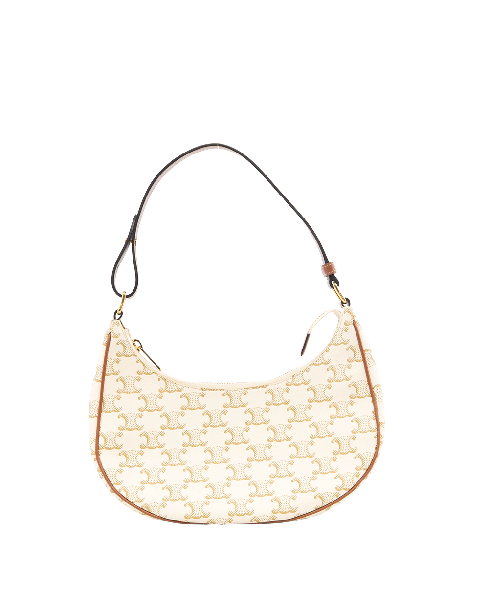 BA252392 CELINE AVA MEDIUM WHITE CANVAS GHW F GA 2263 F AT 2253