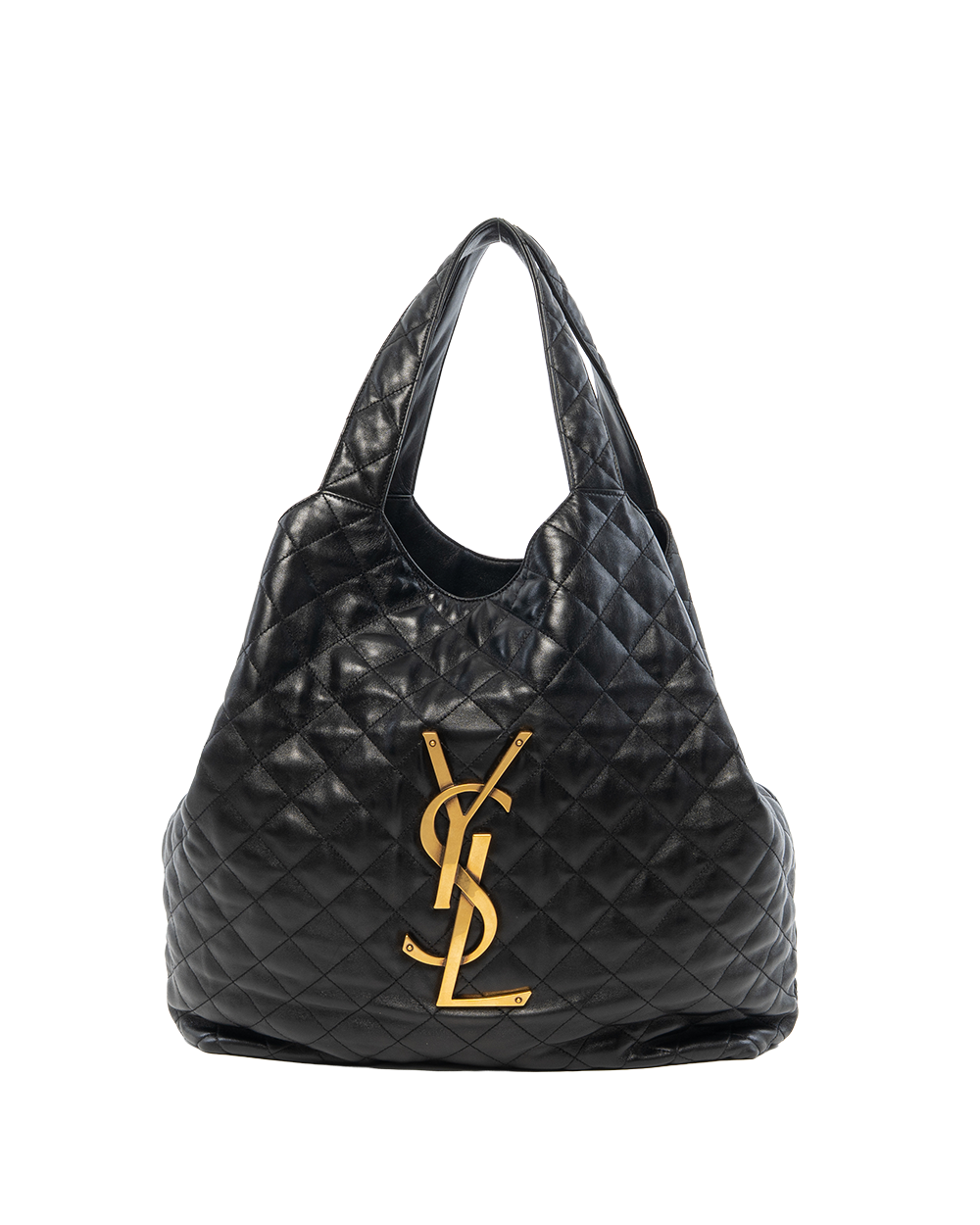 BA252431 YSL ICARE MAXI BLACK LAMB GHW GNR698651 1122