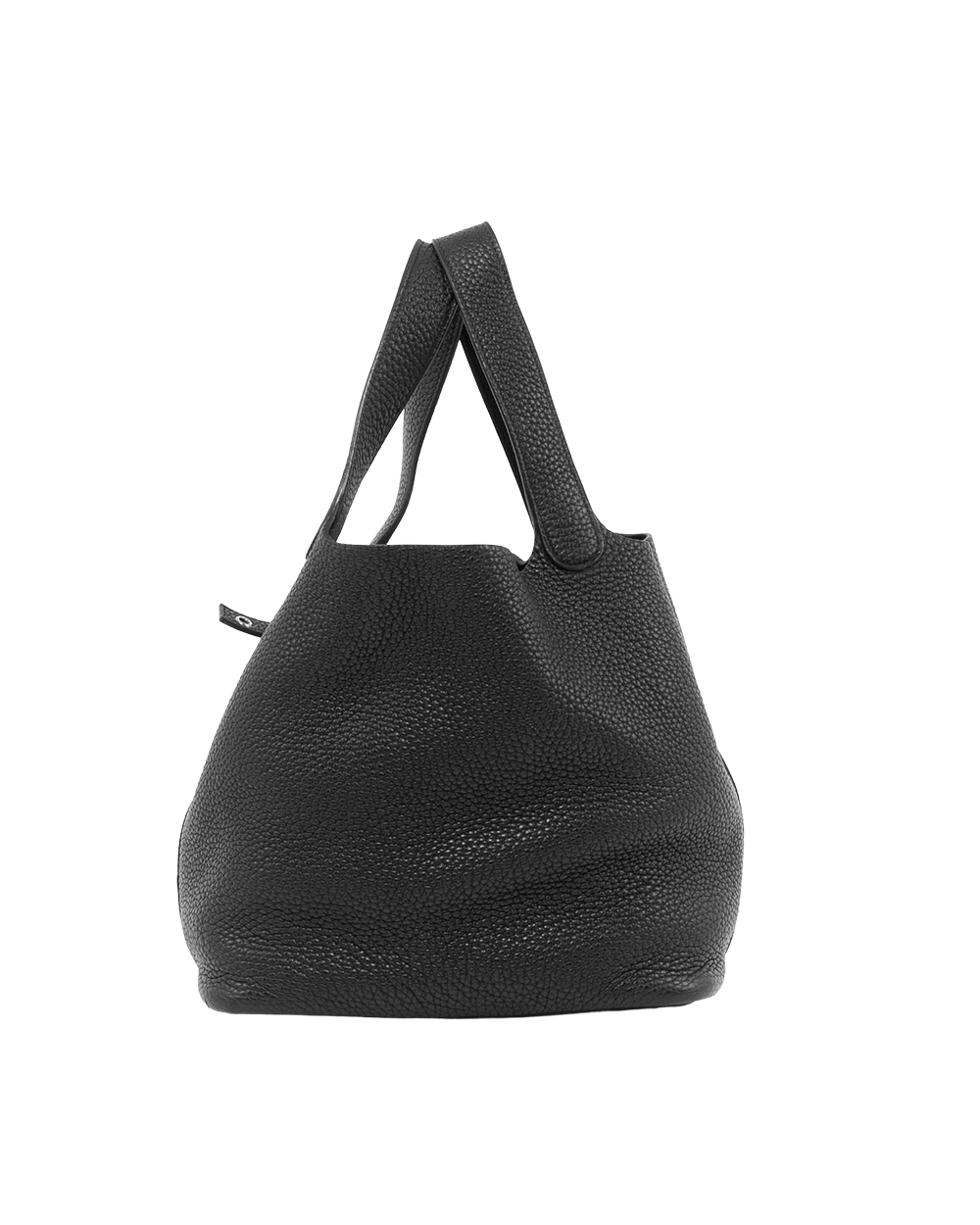 BA252492 HERMES PICOTIN 22 BLACK SHW STAMP C