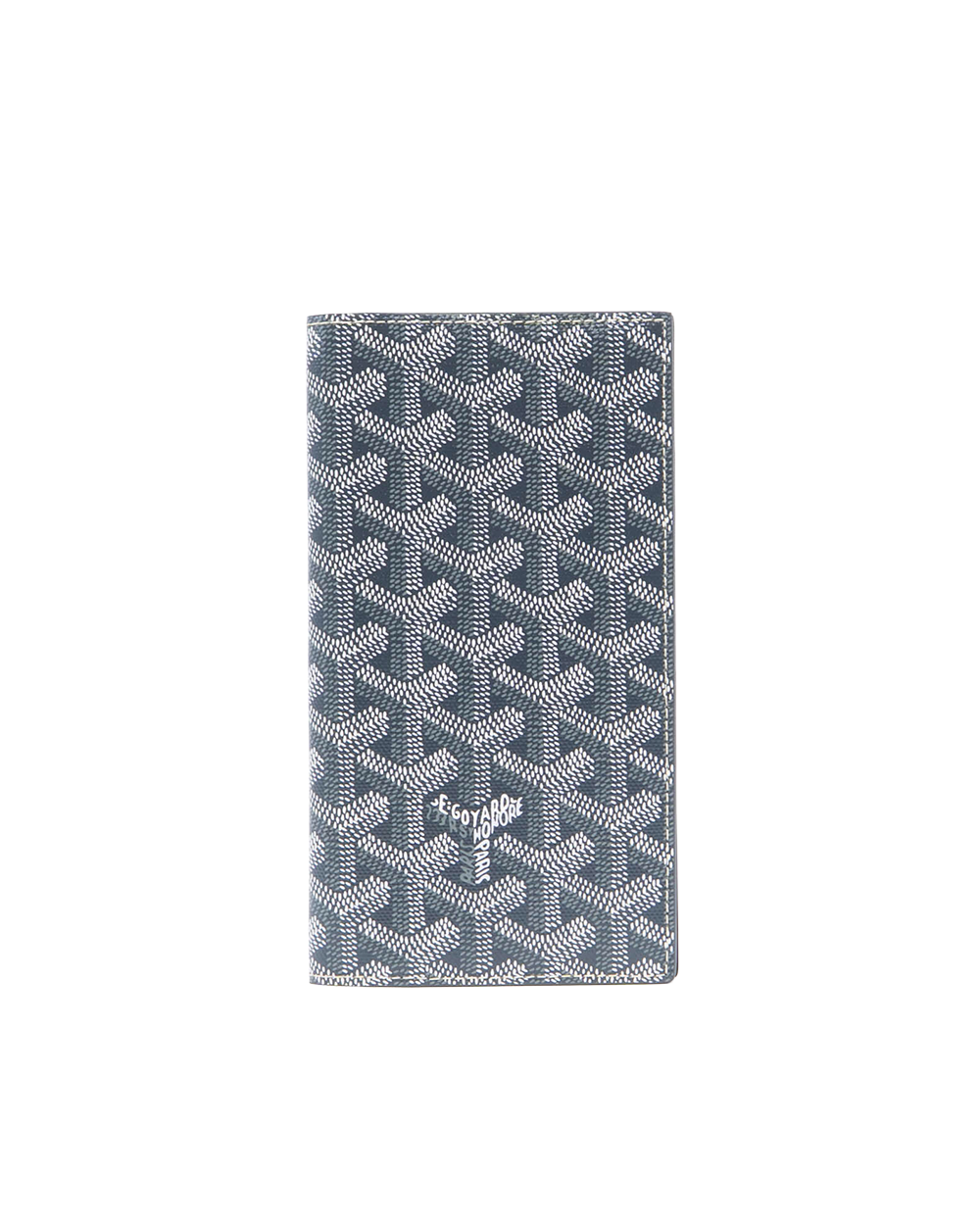 BA252509 NEW GOYARD GOYARDINE SAINT ROCH WALLET GRAY CANVAS CRN120242