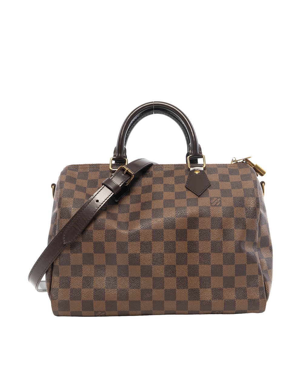 BA252515 LV SPEEDY BAND 30 BROWN DAMIER CANVAS GHW SP2172