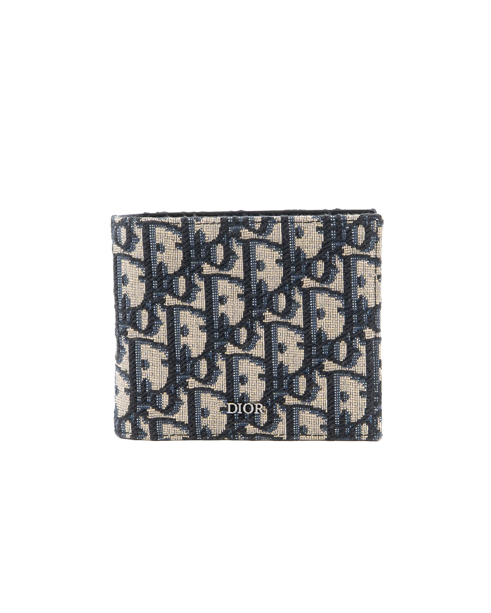 BA252535 DIOR WALLET 8 CARDS SHORT WHITE OBLIQUE JACQUARD SHW 10BO 1204