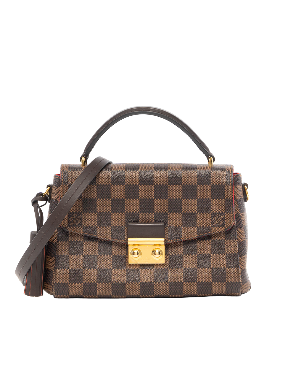 BA252665 LV CROISETTE PM BROWN DAMIER CANVAS GHW ML0250