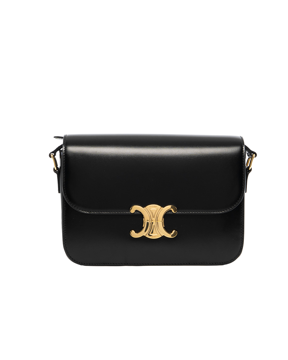 BA252807 CELINE CLASSIQUE BLACK CALF GHW FGA 2253