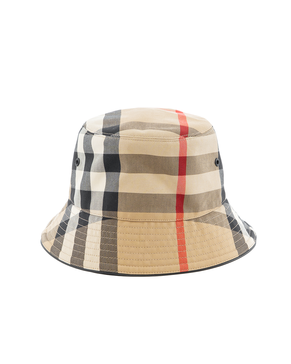 BA252808 BURBERRY BUCKET HAT BEIGE &BLACK 8050065