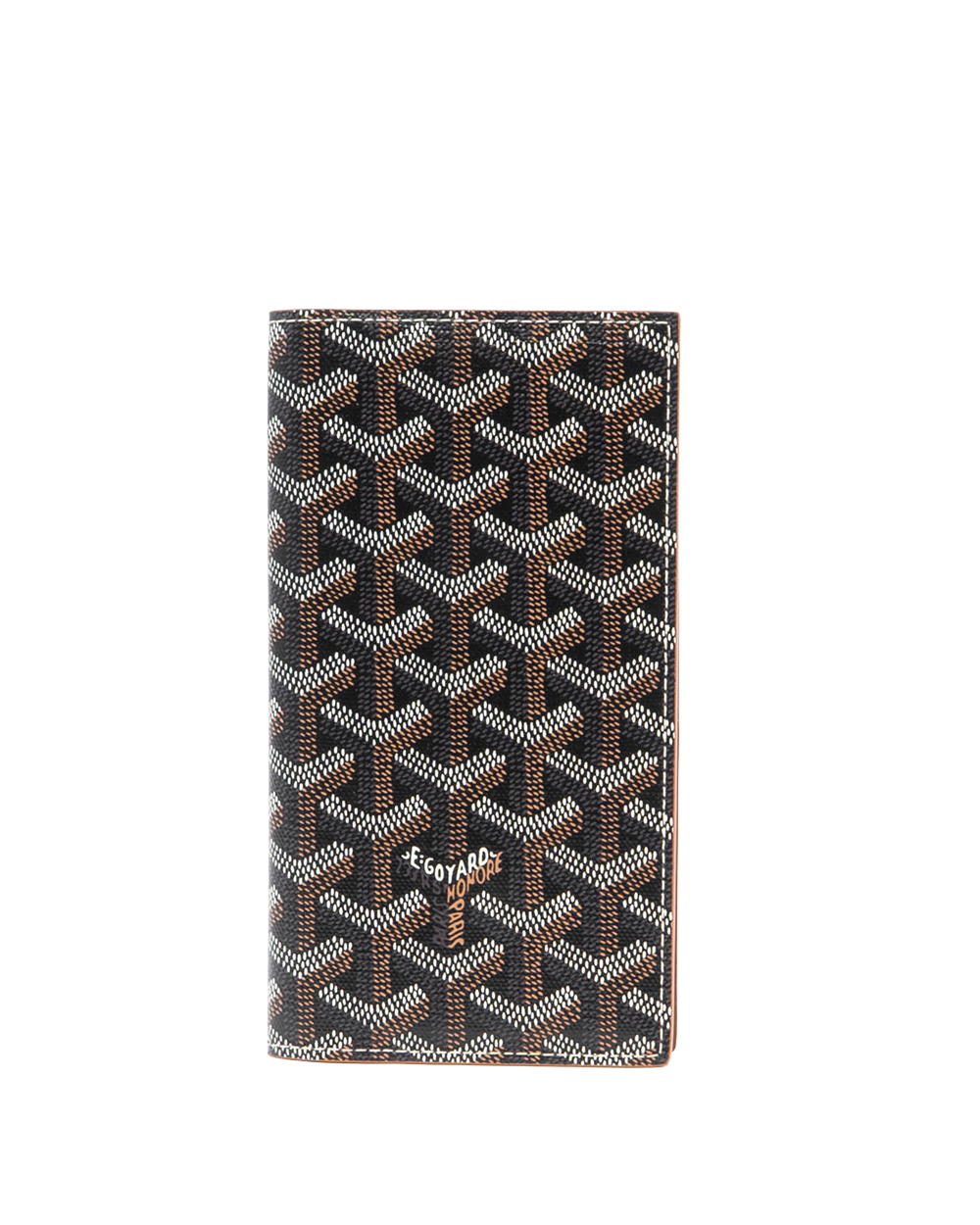 BA253104 NEW GOYARD SAINT ROCH WALLET LONG BROWN CANVAS CHN020253