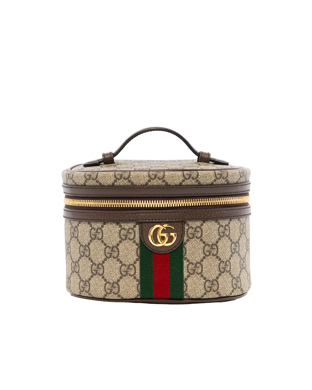 BA253125 GUCCI OPHIDIA COSMETIC MINI BROWN GG MONOGRAM CANVAS GHW 427463 2149