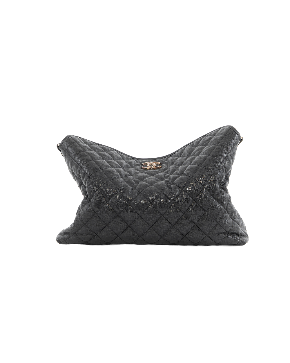 BA253132 CHANEL TOTE BLACK CAVIAR SHW