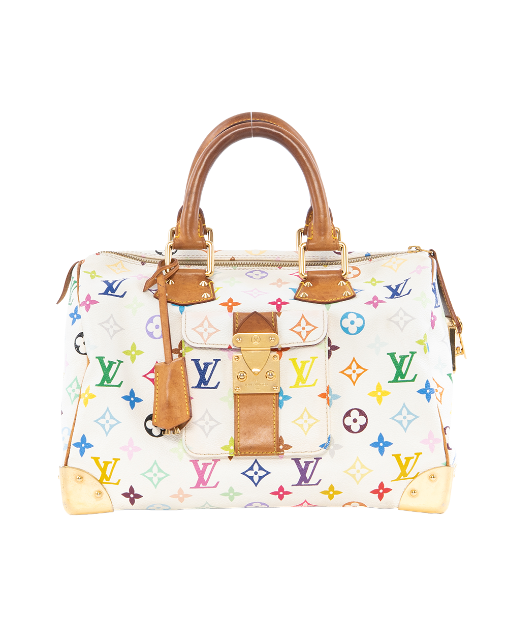 BA253229 LV SPEEDY 30 MULTICOLOR TAKASHI MONOGRAM CANVAS GHW