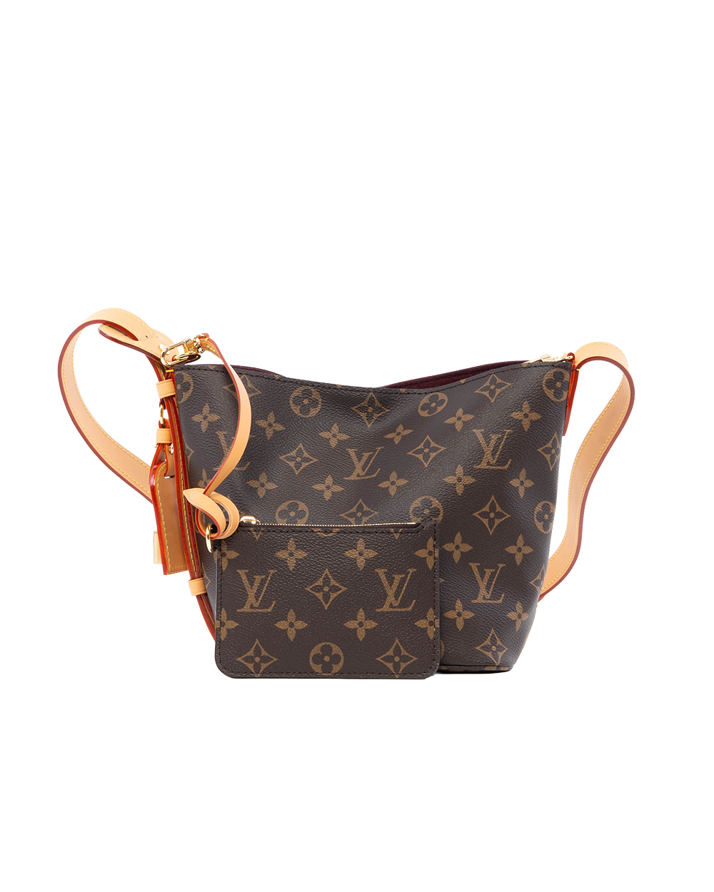 BA253270 NEW LV CARRYALL PM BROWN MONOGRAM CANVAS GHW MICROCHIP