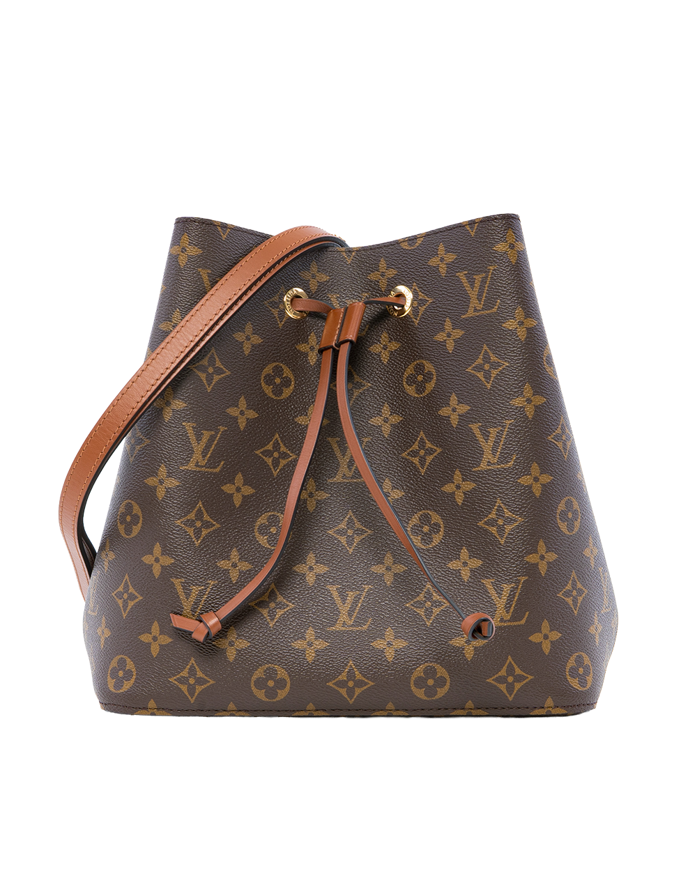 BA253282 LV NEONOE MM BROWN MONOGRAM CANVAS GHW MICROCHIP
