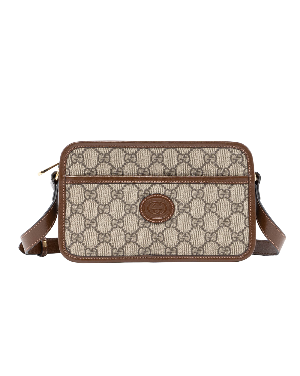 BA253291 GUCCI OPHIDIA CAMERA BROWN GG MONOGRAM CANVAS GHW 658572 1147
