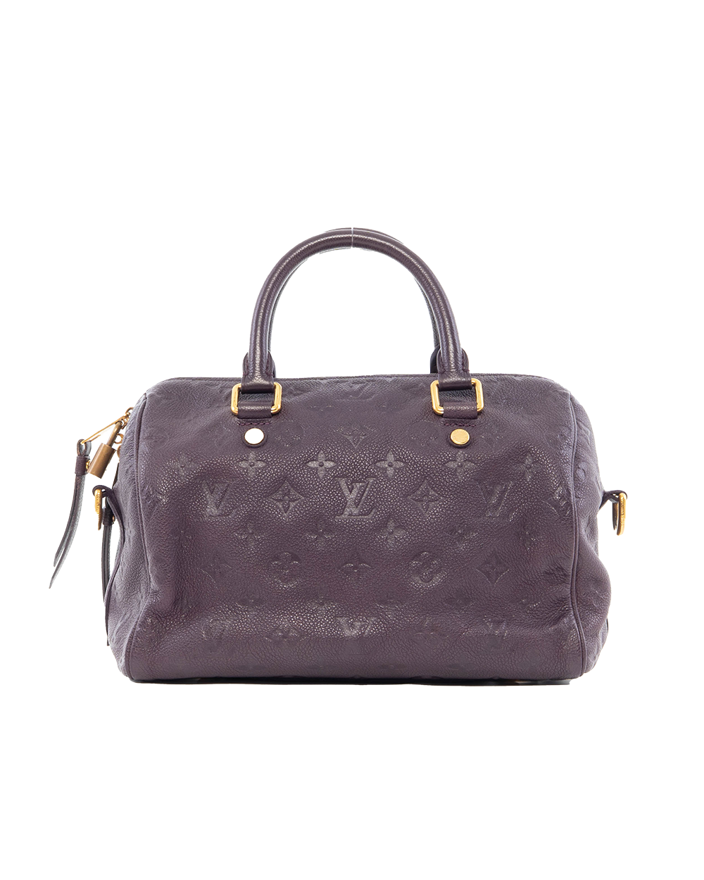 BA253331 LV SPEEDY BANDOULIERE 25 PURPLE MONOGRAM EMPREINTE GHW SP5112