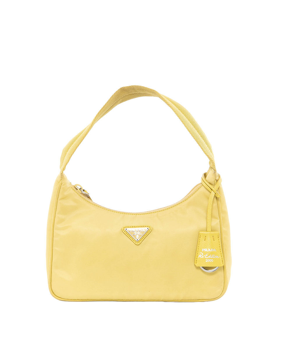 BA253335 PRADA RE EDITION 2000 MEDIUM YELLOW NYLON SHW