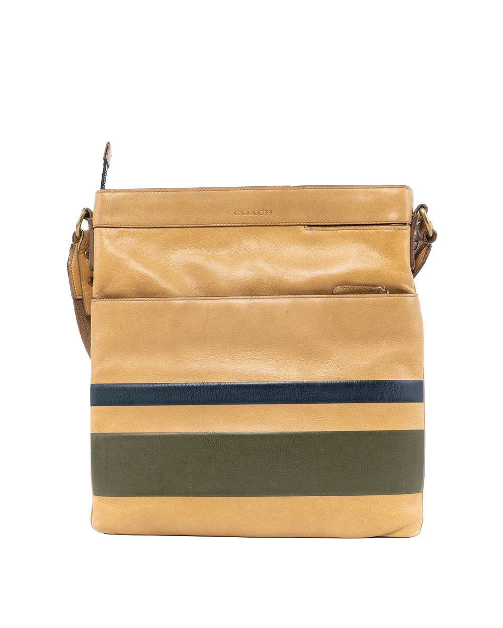 BA253370 COACH MESSENGER BAG BROWN CALF GHW