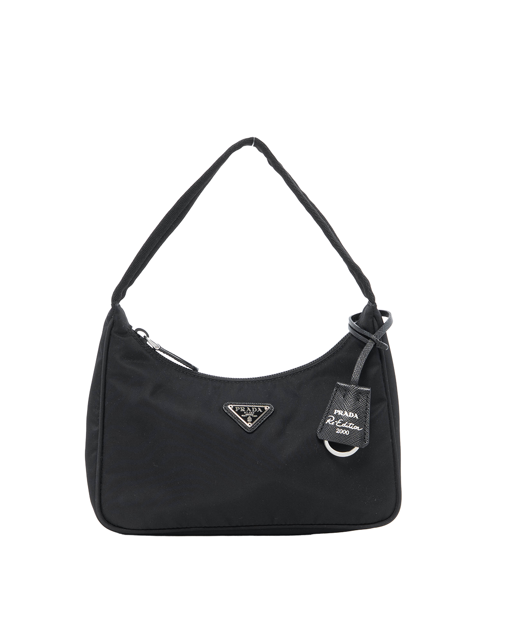 BA253373 PRADA RE EDITION 2000 BLACK NYLON SHW MICROCHIP