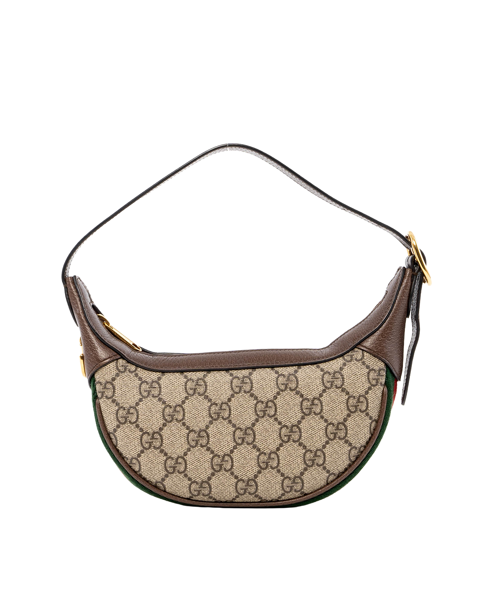 BA253409 GUCCI OPHIDIA MINI BAG MINI BROWN GG MONOGRAM CANVAS GHW 658551 493075