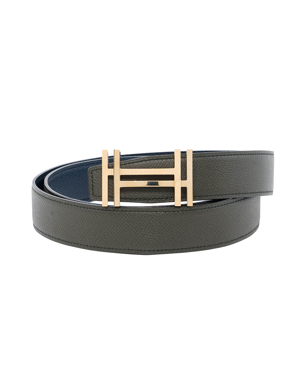 BA253442 HERMES BELT 105 GREEN VERT ANGLAIS Z AA 440