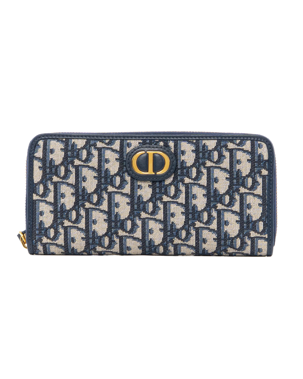 BA253475 DIOR 30 MONTAIGNE VOYAGEUR LONG WHITE OBLIQUE JACQUARD GHW