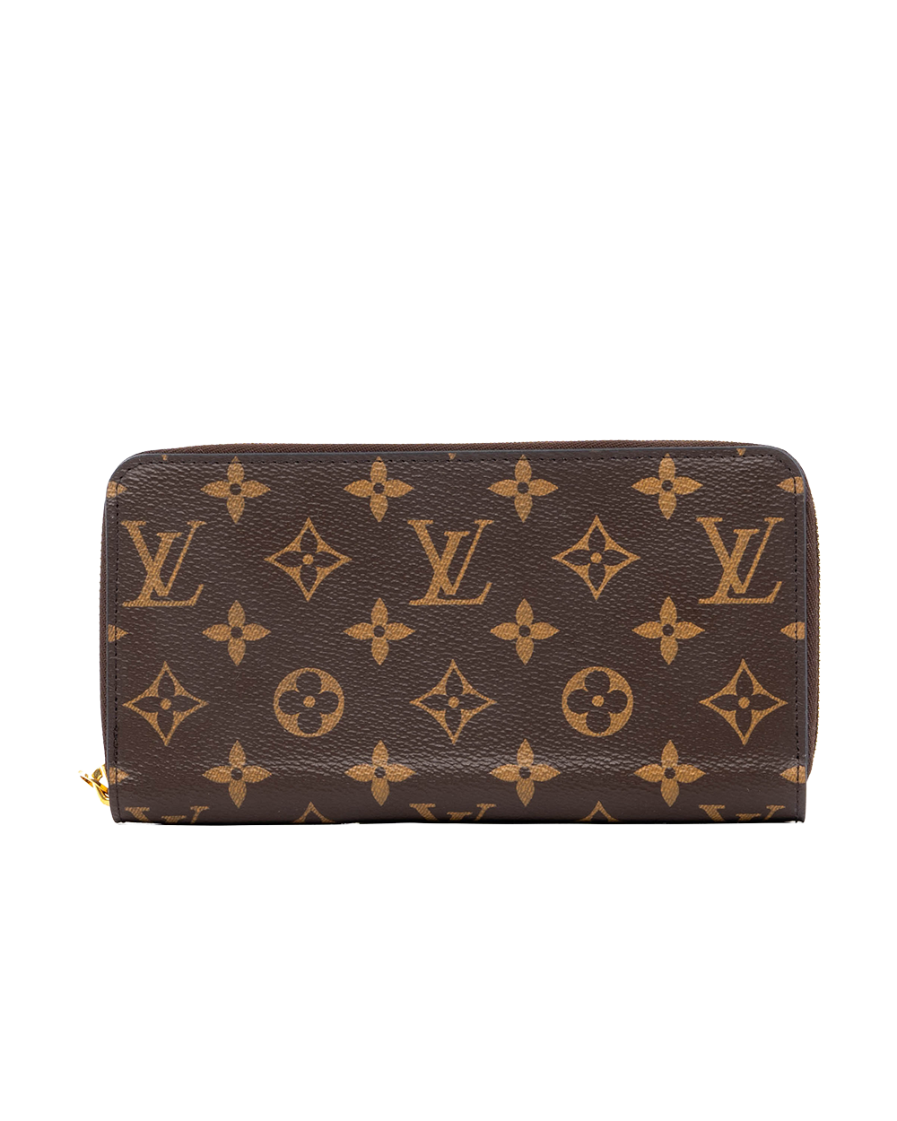 BA253500 LV ZIPPY WALLET LONG BROWN RED MONOGRAM CANVAS GHW CA1159