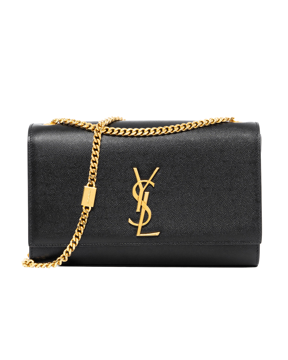 BA253509 YSL KATE MEDIUM BLACK CALF GHW