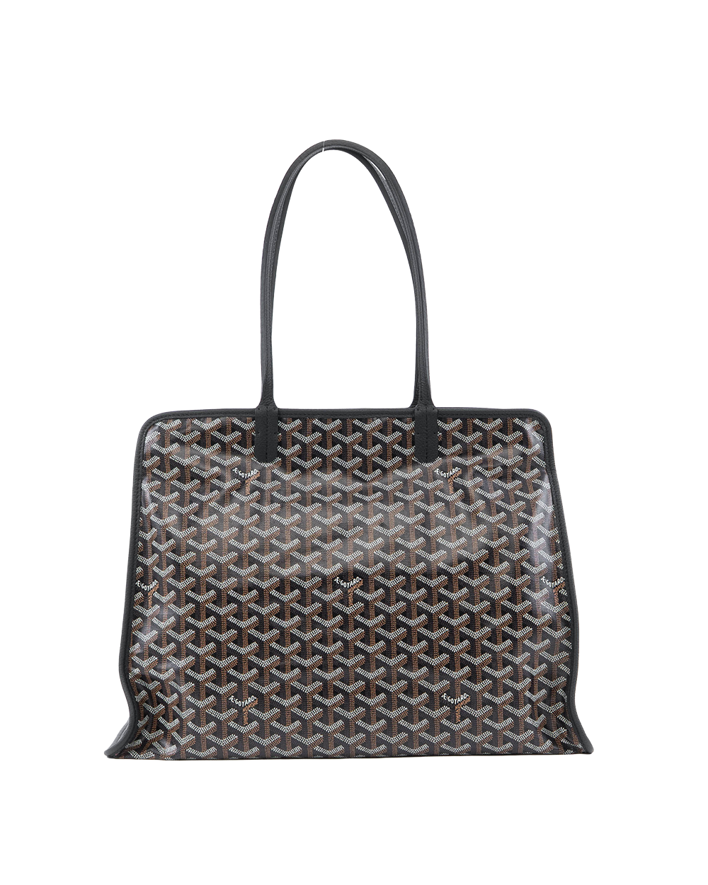 BA253524 GOYARD HARDY PM BLACK CANVAS SHW LME020232