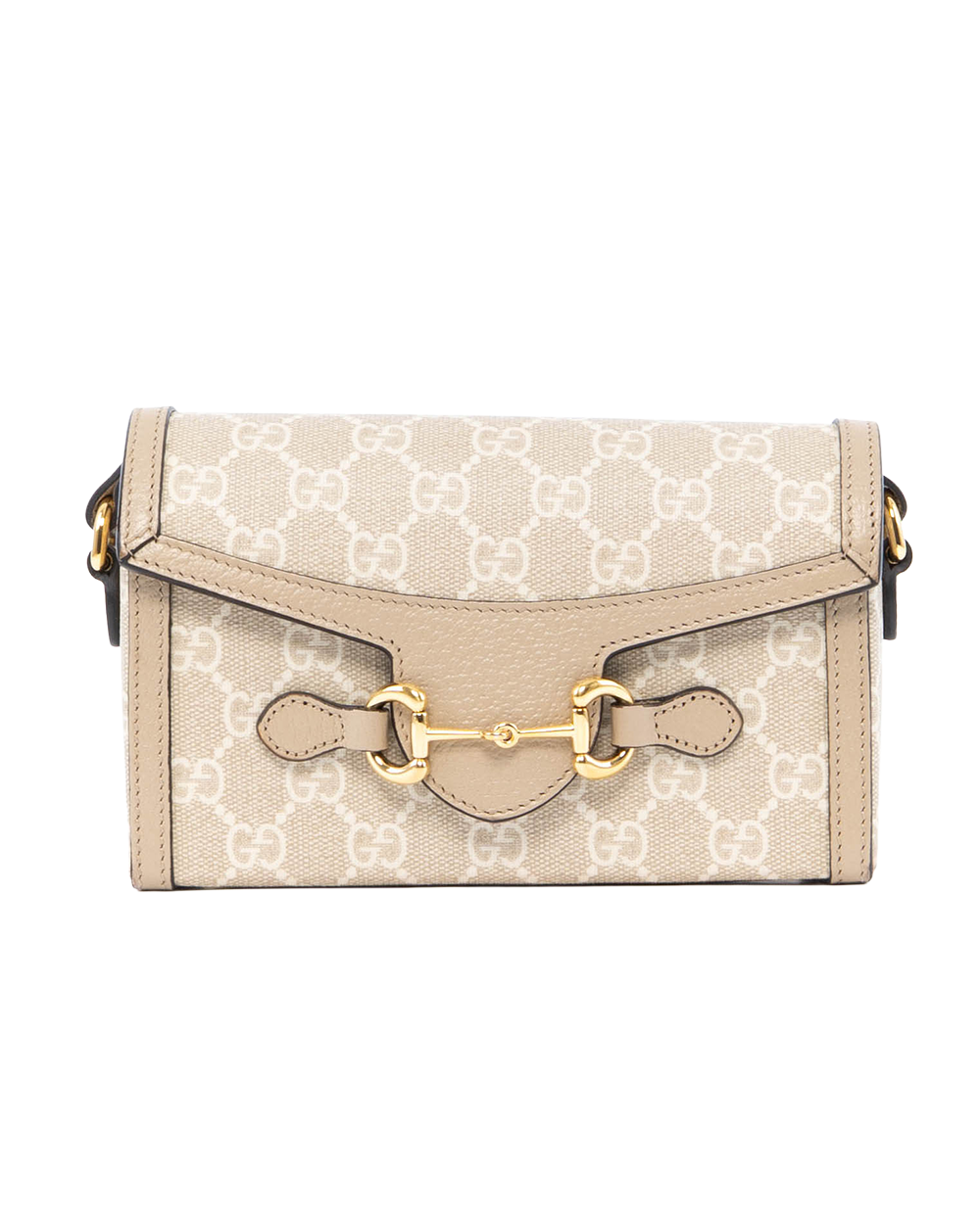BA253567 GUCCI HORSEBIT 1955 CAMERA BEIGE GG MONOGRAM CANVAS GHW 699296 2149