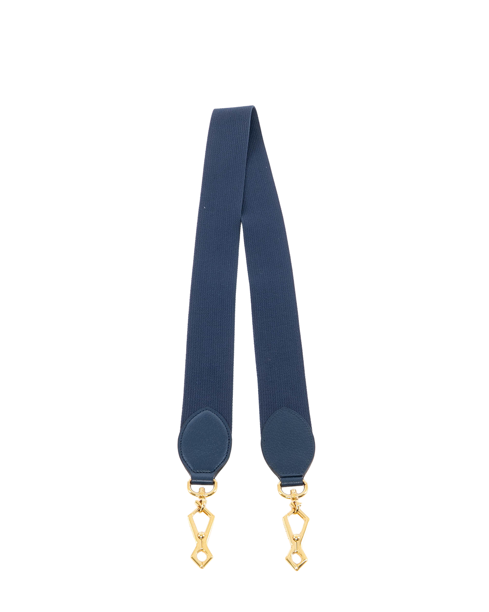 BA253584 GUCCI BAG STRAP BLUE NAVY NYLON GHW