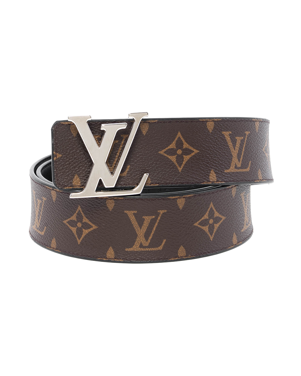 BA253769 LV BELT 85 BROWN MONOGRAM CANVAS SHW M9821