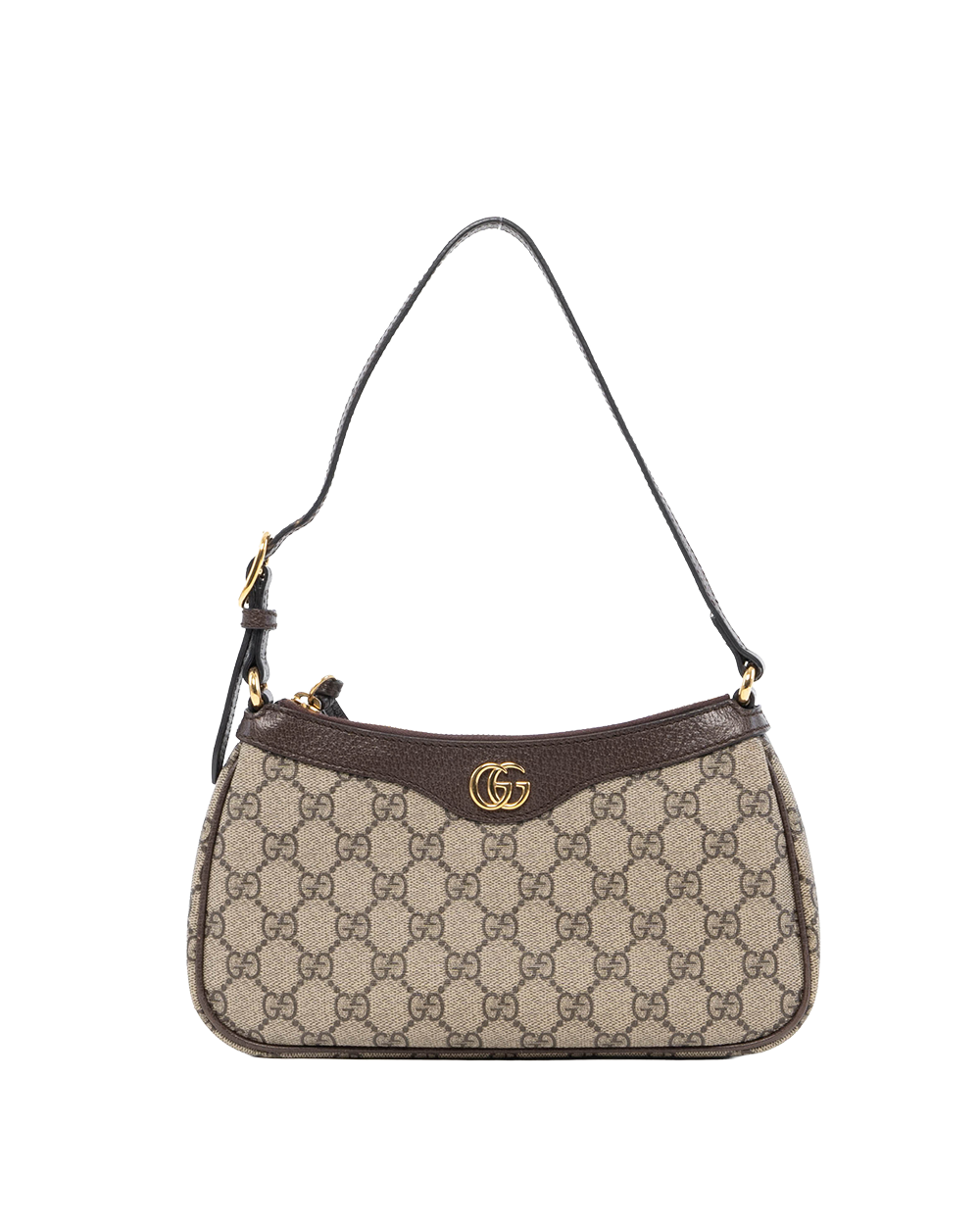 BA253772 GUCCI OPHIDIA SHOULDER BAG BROWN GG MONOGRAM CANVAS 735145 49307