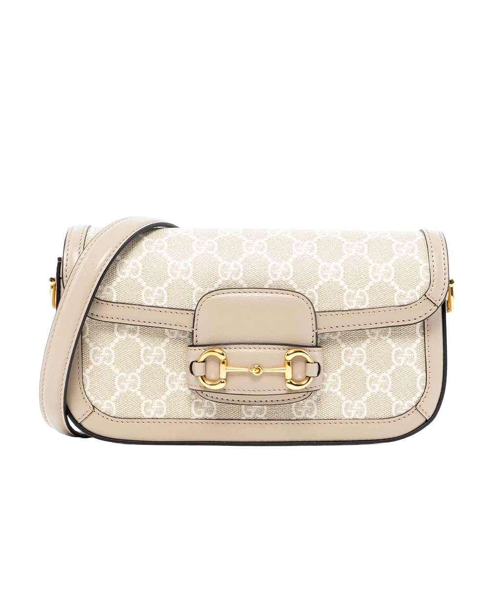 BA253796 GUCCI HORSEBIT 1955 SHOLDER BAG BEIGE GG MONOGRAM CANVAS GHW