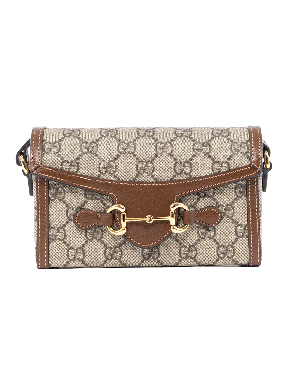 BA253875 NEW GUCCI HORSEBIT 1955 CAMERA BROWN GG MONOGRAM CANVAS GHW 699296 2184