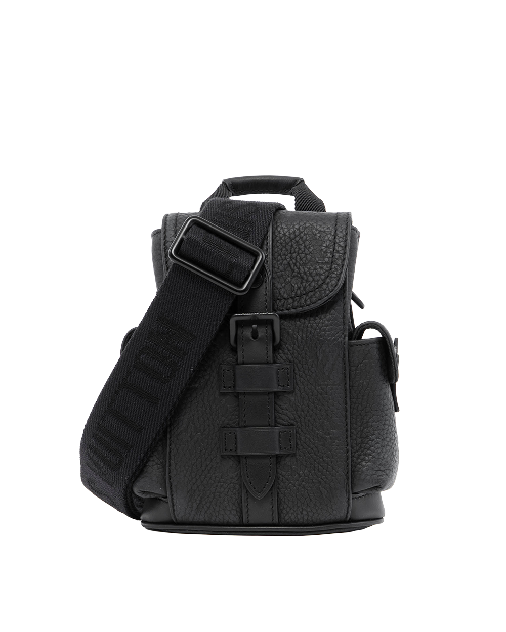 BA253939 LV CHRISTOPHER NANO BLACK EMBOSSED CALF BHW SHW MICROCHIP
