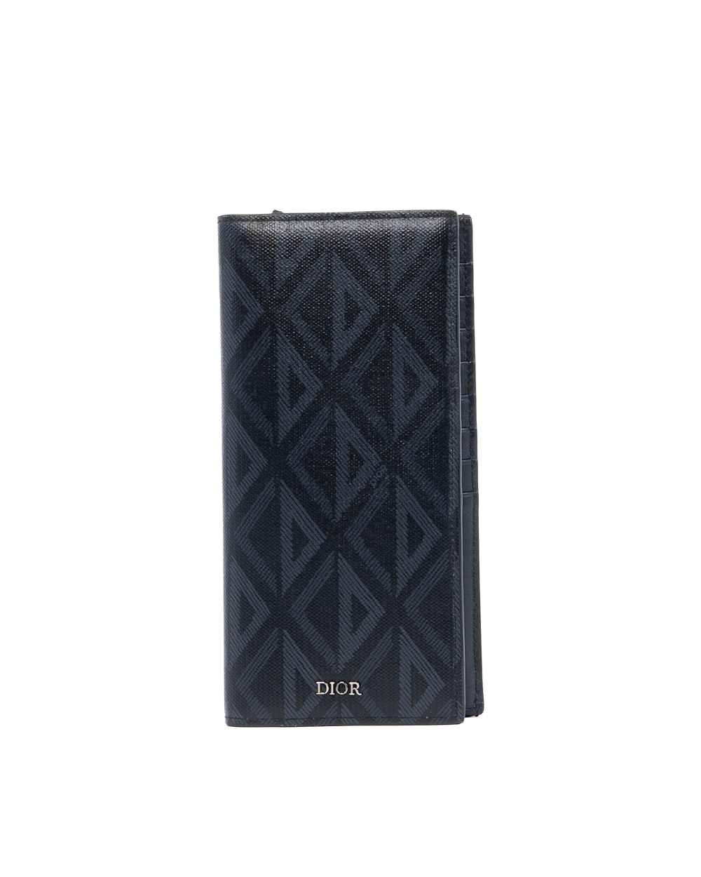 BA253958 DIOR BI FOLD WALLET LONG BLACK CALF SHW 10 BO 1211