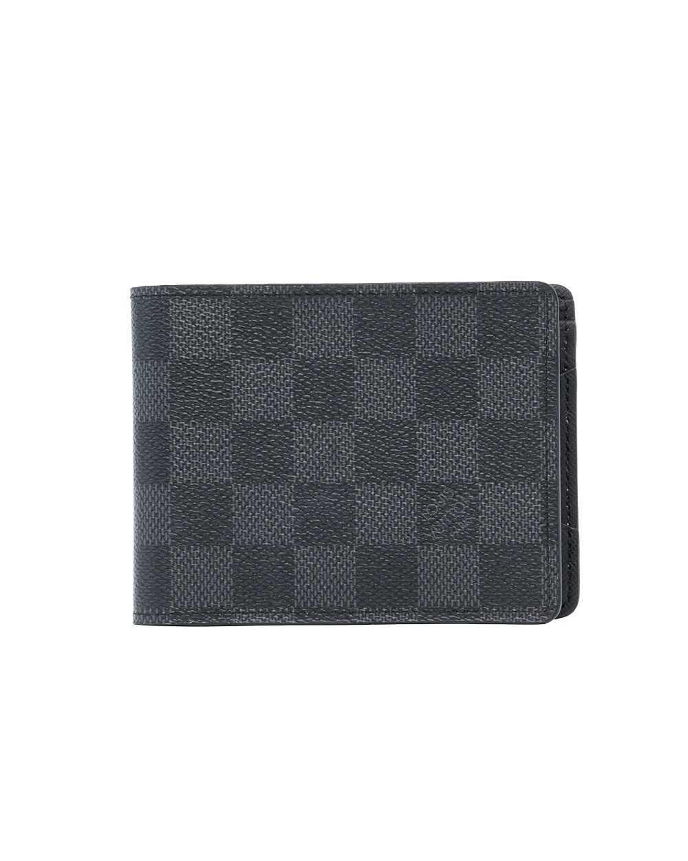 BA253961 LV MULTIPLE WALLET SHORT GRAPHITE DAMIER CANVAS MICROCHIP