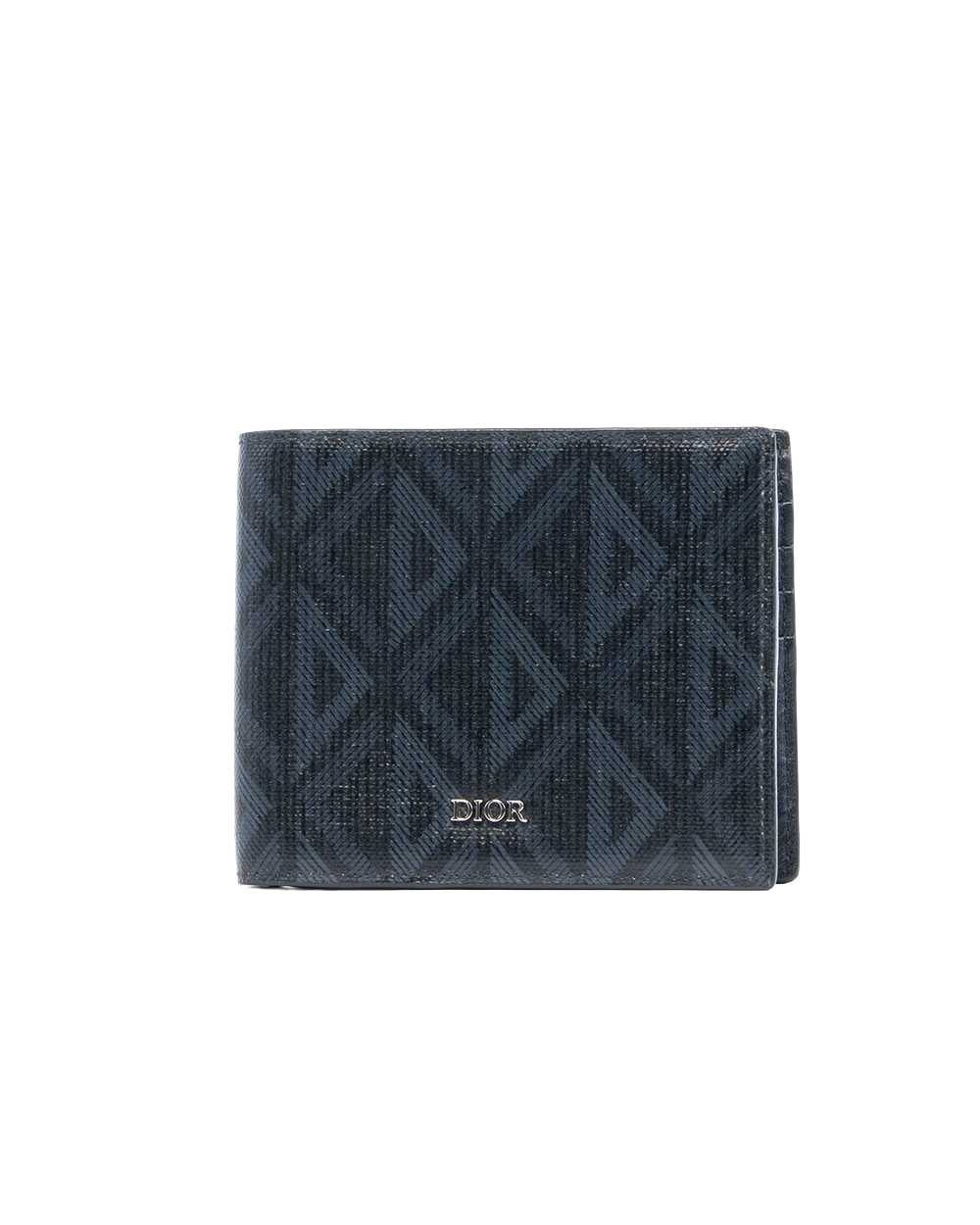 BA253966 DIOR 8 CARD WALLET SHORT BLACK CALF SHW 42 BO 0222