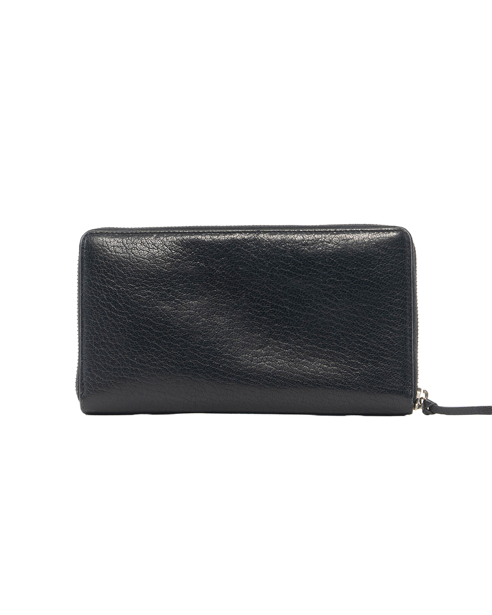 BALENCIAGA AROUND ZIPPY WALLET LONG BLACK CALF SHW 0121