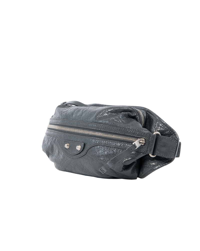 BALENCIAGA BELT BAG BLACK CALF SHW 542013 1202 R 568024 0105