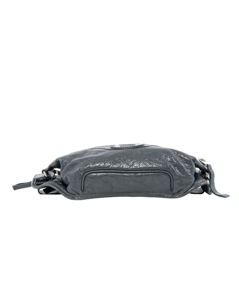BALENCIAGA BELT BAG BLACK CALF SHW 542013 1202 R 568024 0108