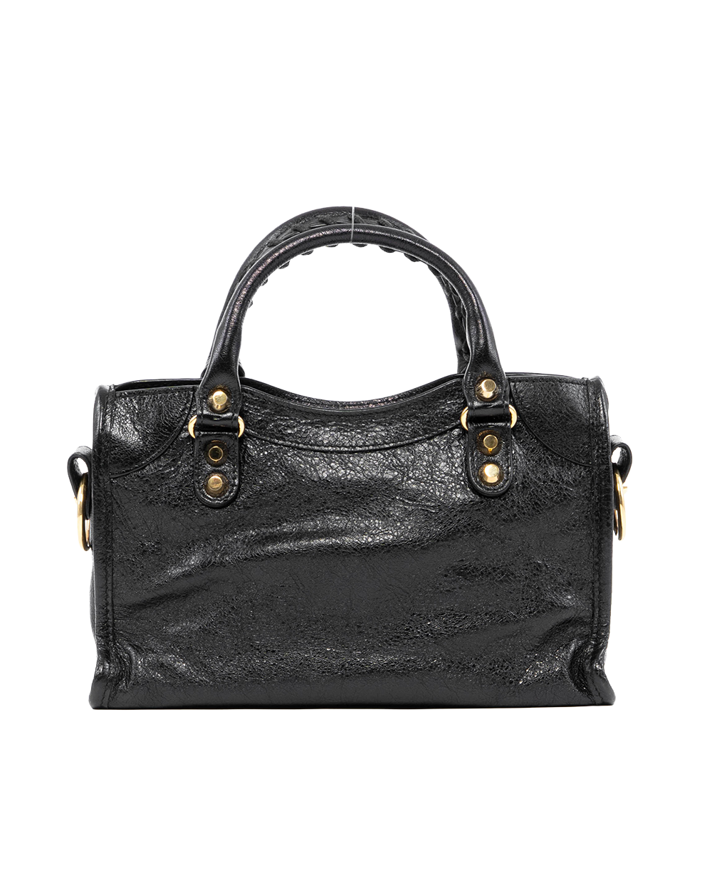 BALENCIAGA CITY CLASSIC MINI BLACK CALF GHW 00295 1000 A 528147 0640