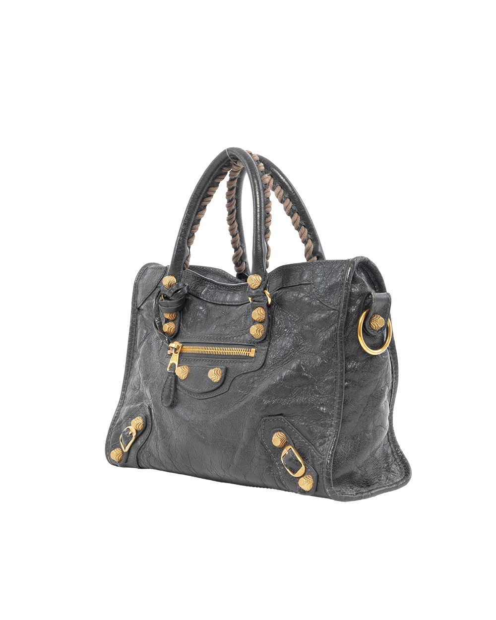 BALENCIAGA CITY CLASSIC SMALL GRAY CALF GHW 433353 1160 C 535269 1011