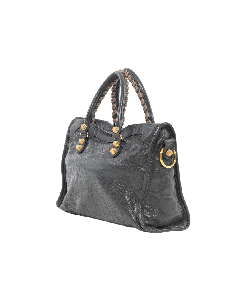 BALENCIAGA CITY CLASSIC SMALL GRAY CALF GHW 433353 1160 C 535269 1012