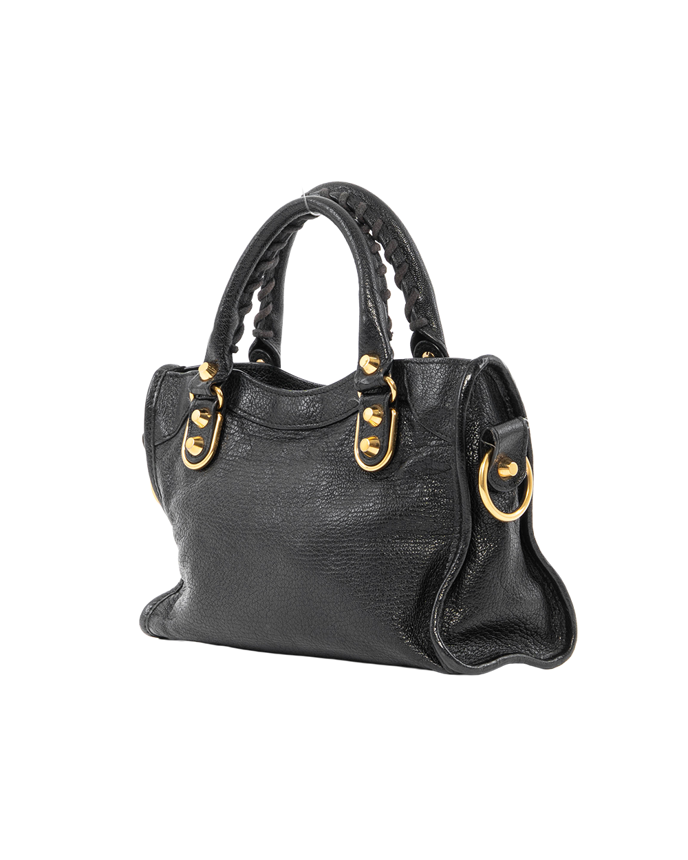 BALENCIAGA CITY EDGE MINI BLACK CALF GHW 390160 1000 A 528147 6022