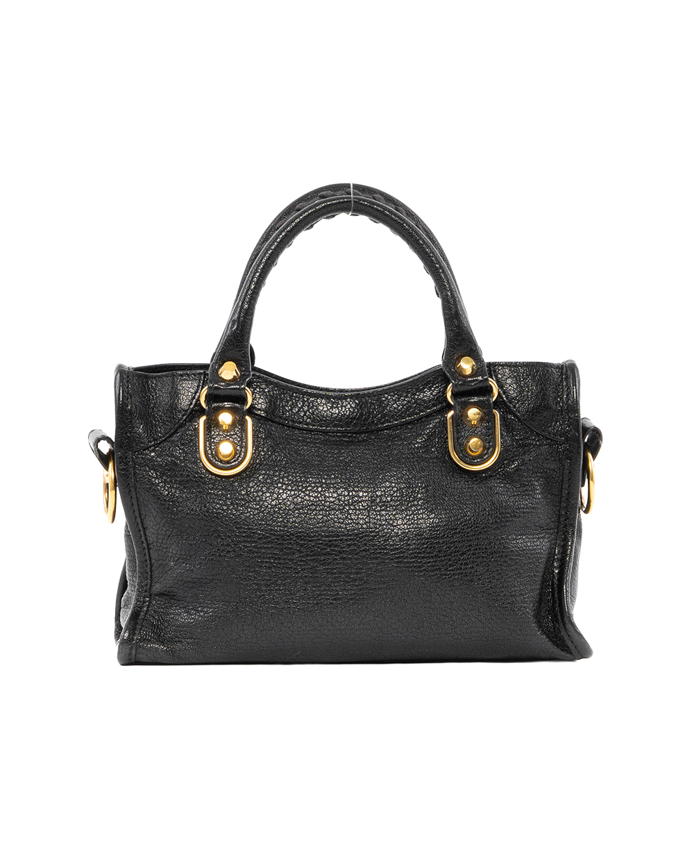 BALENCIAGA CITY EDGE MINI BLACK CALF GHW 390160 1000 A 528147 6023