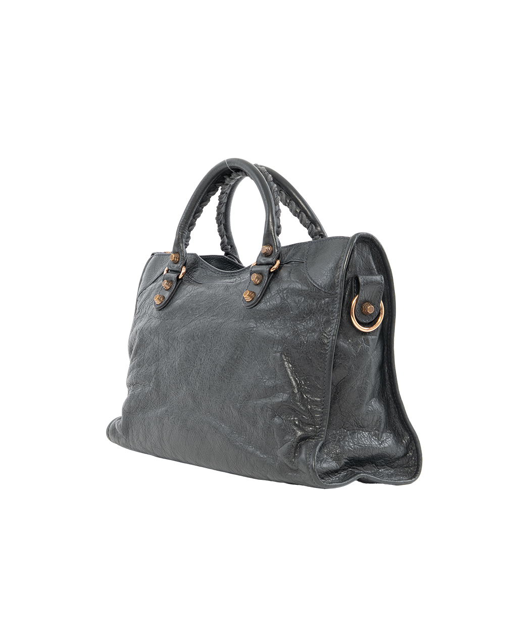 BALENCIAGA CITY MEDIUM GRAY CALF GHW 281770 1202 527589 4069